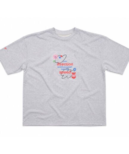Premium Light Grey Drop Shoulder T-Shirt – Soft Cotton Blend